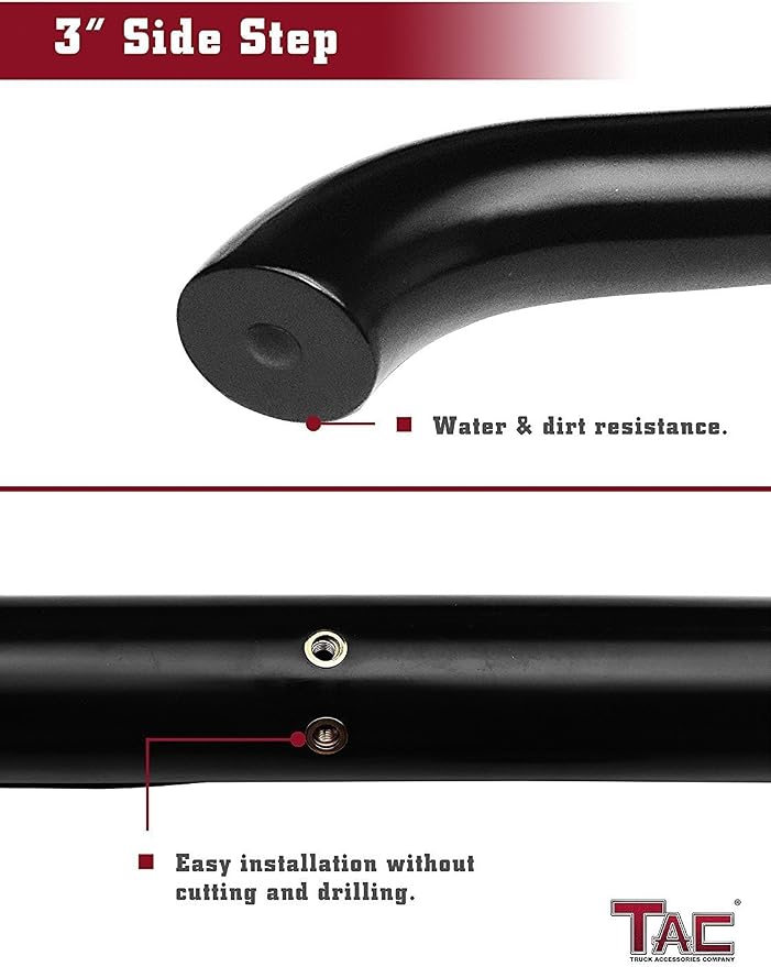 Estribos laterales negros para Nissan Xterra 2005-2015 miniatura 5