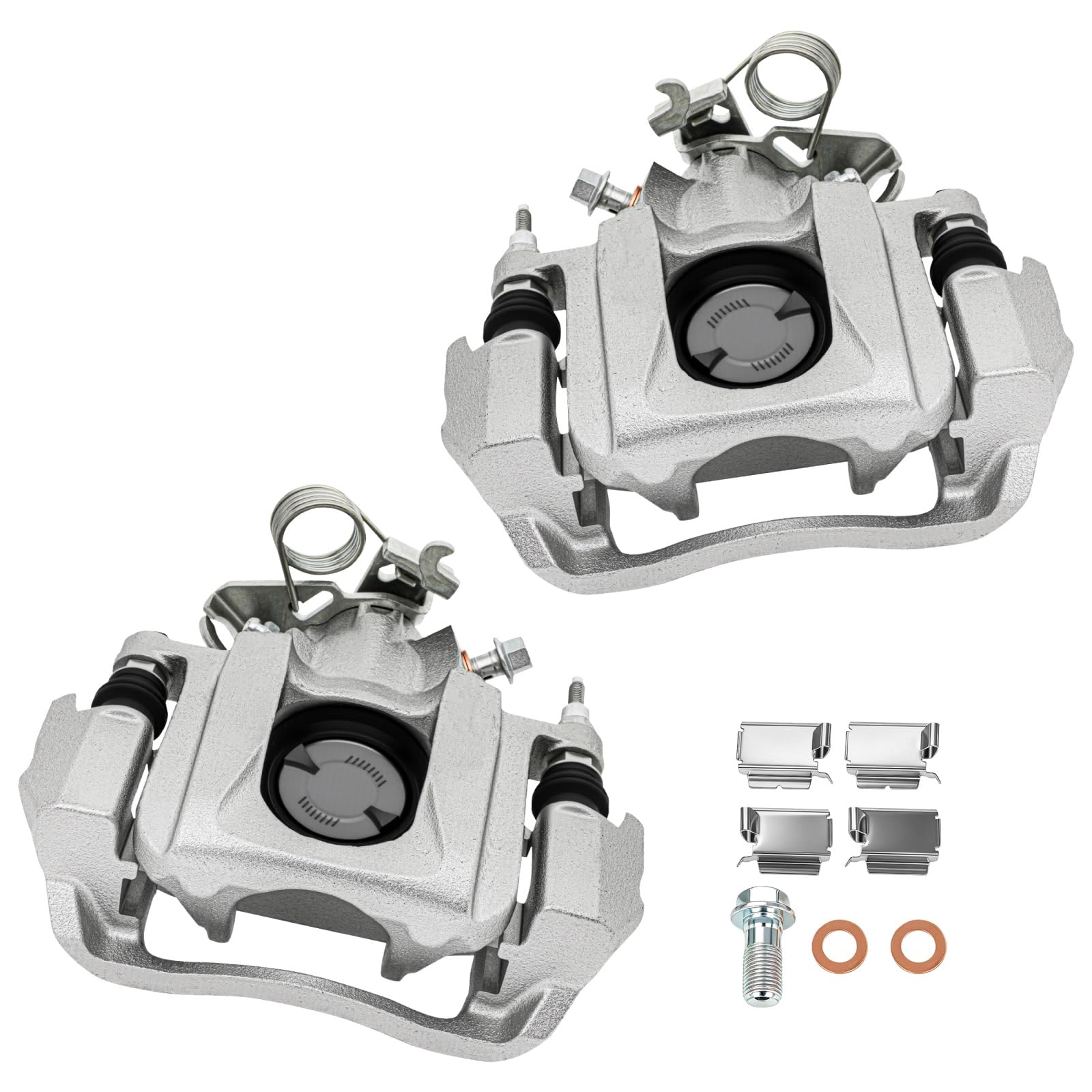 cciyu Rear Left &amp; Right Disc Brake Calipers w/Bracket 18B5299 18B5298