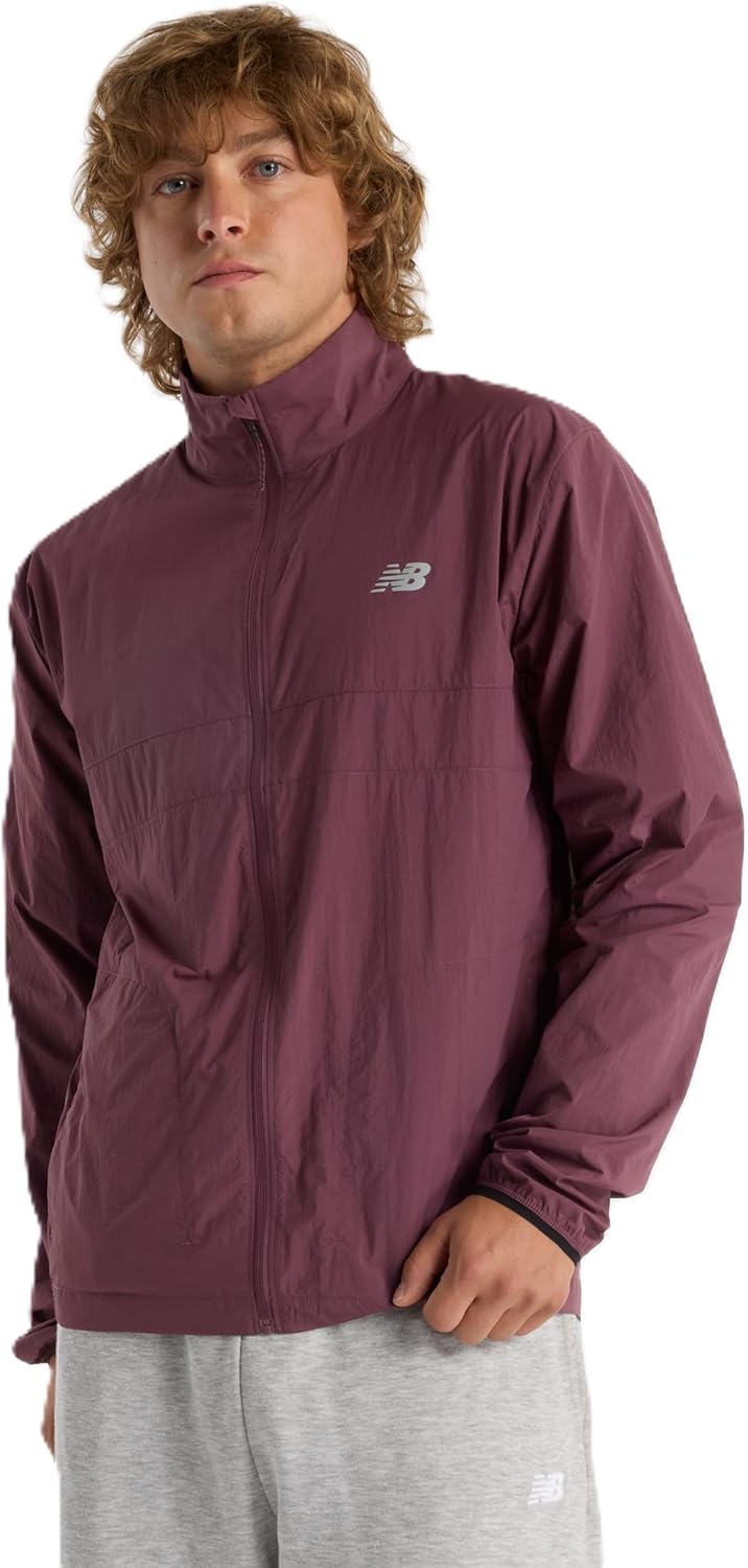 New Balance mens Athletics Packable Jacket