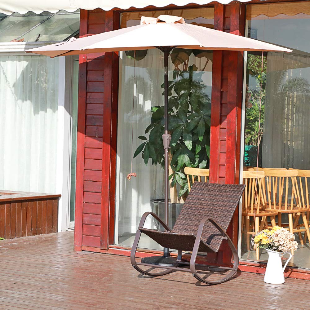 Buy COBANA Half Round Patio Umbrella Base, HeavyDuty Free Standing Resin Umbrella Stand, 20lb