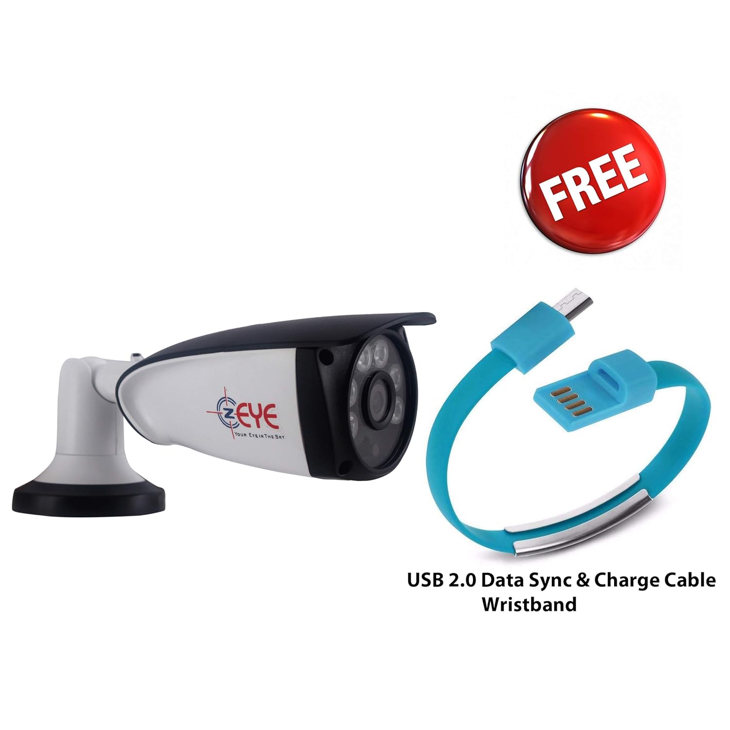 Buy Zeye, 2.0MP HD High Performance Day/Night Vision IR Range 20 Mtr 6