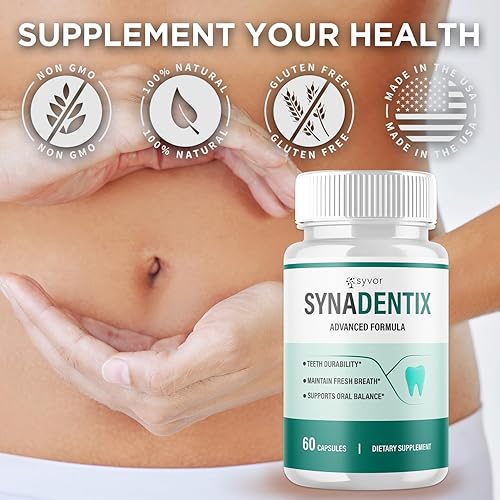 Miniatura 6 de SynaDentix - Cápsulas SynaDentix, píldoras de suplemento oficiales SynaDentix con todos los ingredientes naturales, SynaDentix Advanced Health &