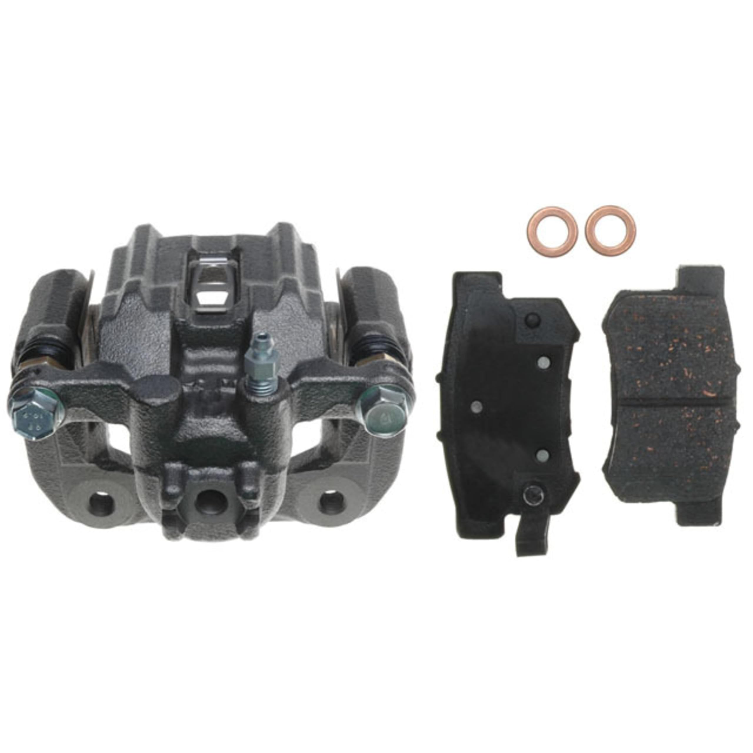 ACDelco 18r2209 profesional trasera conductor lateral freno de disco de freno con almohadillas (cargado), Remanufactured