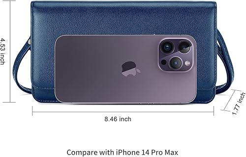 Miniatura 6 de nuoku Bolso cruzado para mujer, cartera para teléfono, cartera de piel sintética, bolsas pequeñas para hombro