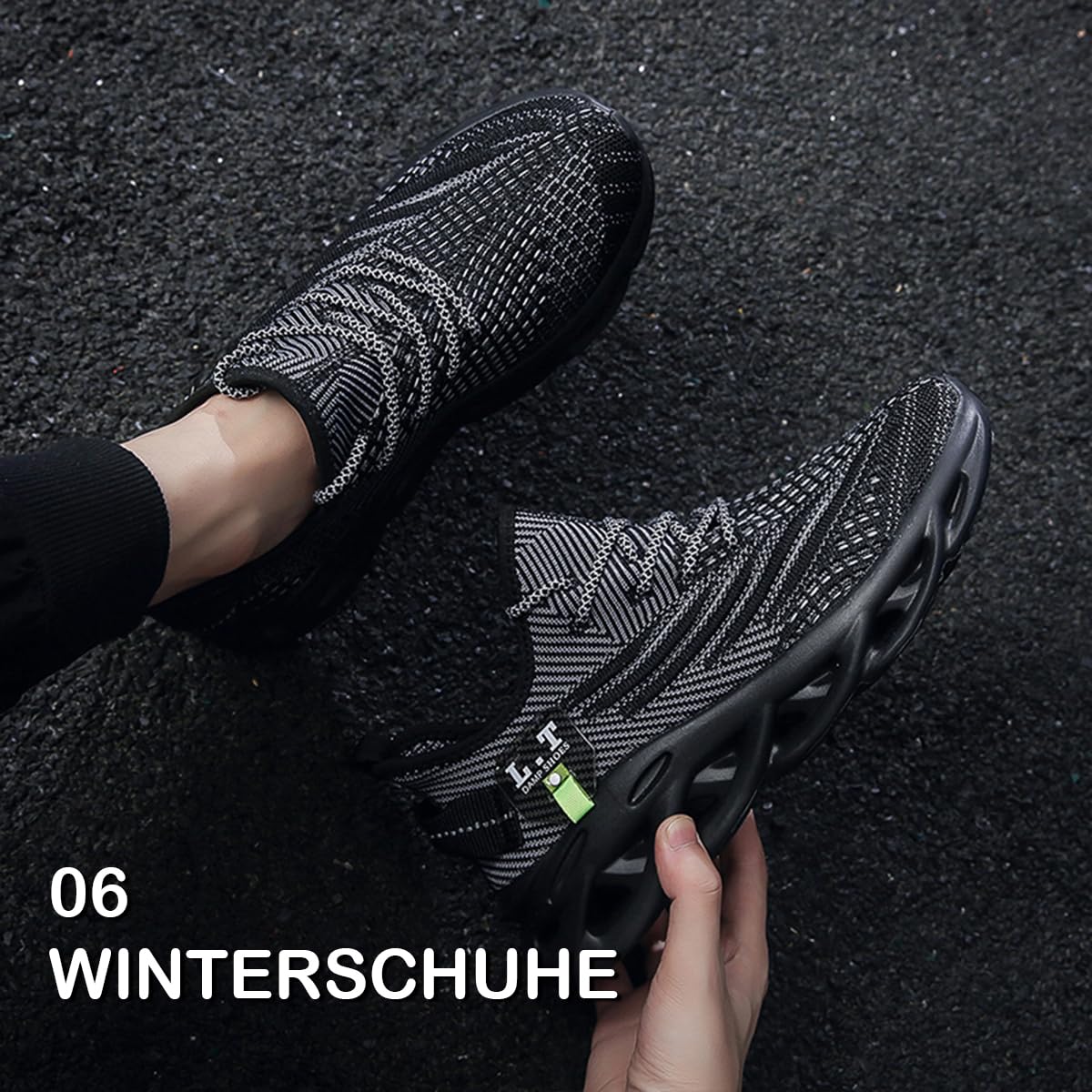 Modne, swobodne buty do biegania do fitnessu, trampki dla mężczyzn, lekkie, oddychające, do wędrówek, pracy, antypoślizgowe, miękkie, wygodne, odporne na zużycie buty tenisowe