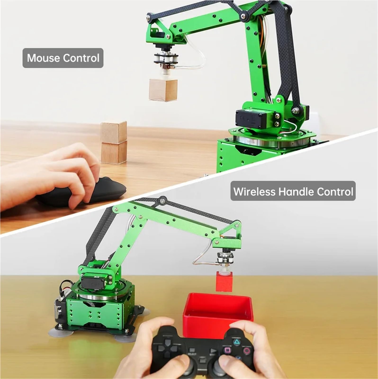 5-osiowe ramię robota MaxArm Open Source Manipulator robotyki zasilany przez ESP32 dla programu Python Arduino kinematyka odwrotna(Basic Kit)