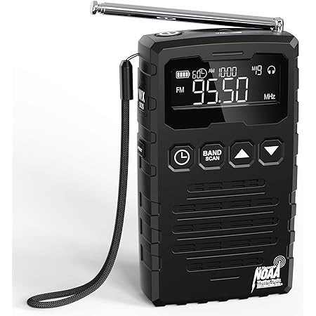 Amazon.com: NOAA Weather Radio Portable AM FM Transistor auto Alert ...