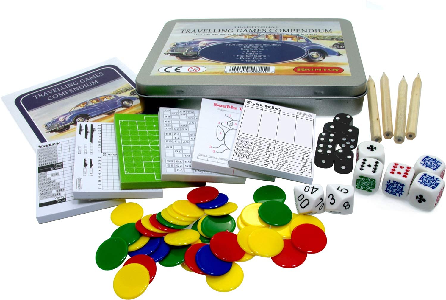 BrimtoyTravelling games compendium. Travel games tin.