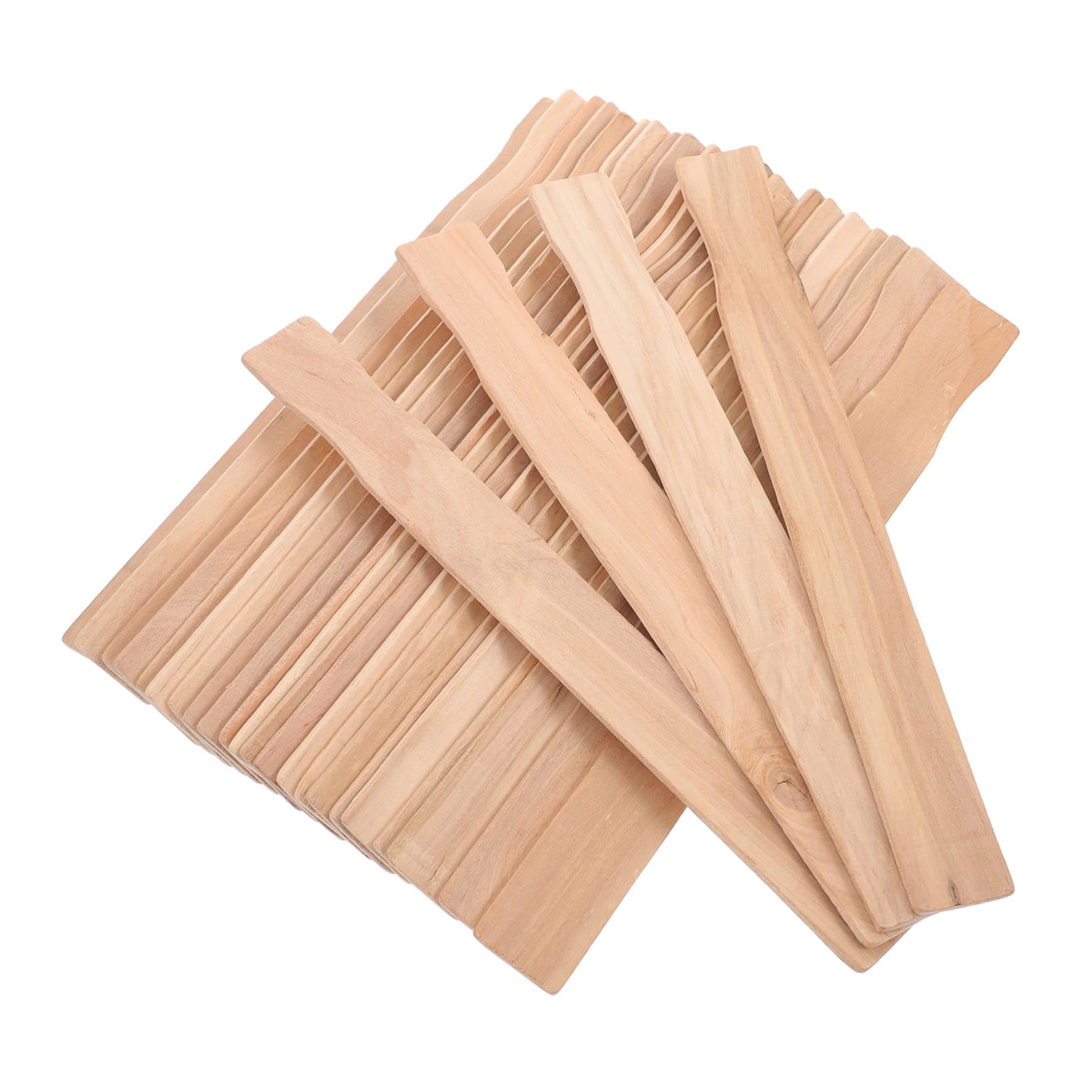ABOOFAN 5 Ensembles De Peinture Bâtonnets Bois Franc Artisanat Coloré Tiges Outil De Mélange De Peinture Outil D'agitation À Mélanger En Bois Réutilisable 25 Pièces * 5