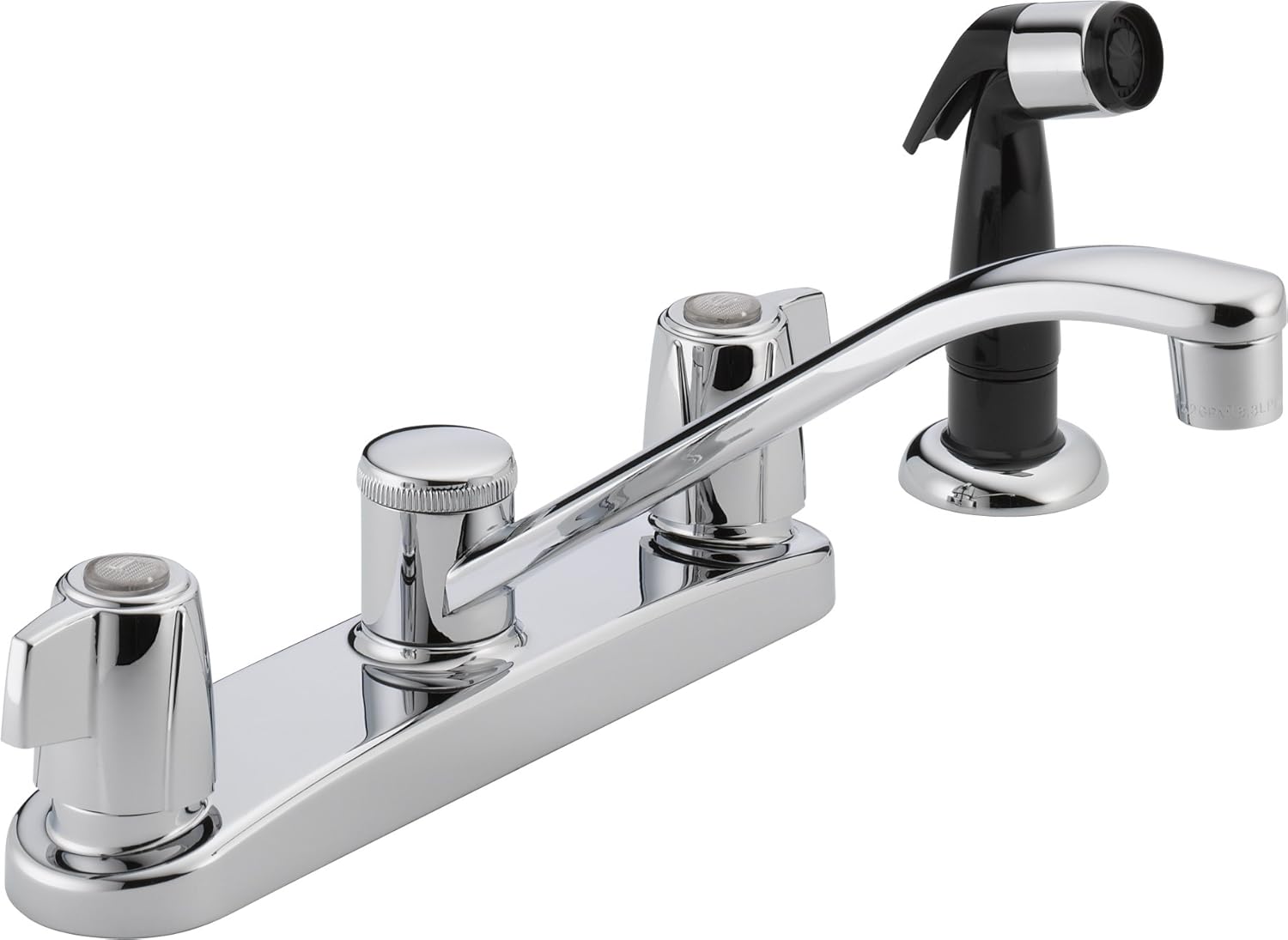 Peerless P226LF Classic Two Handle Kitchen Faucet, Chrome