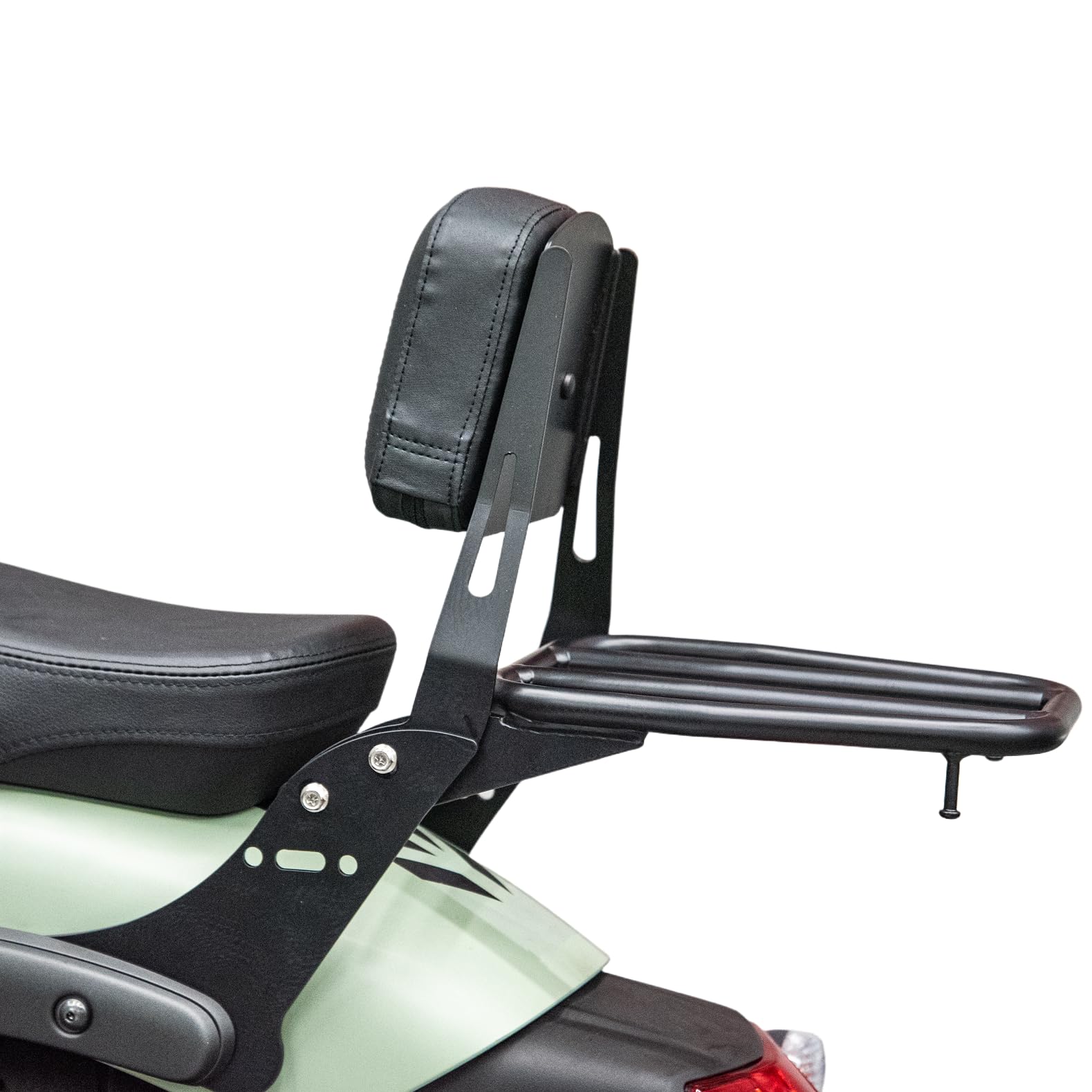 Moto Passeggero Sissy Bar Portapacchi Schienale per Vulcan S 650 VN650 EN650 2015 2016 2017 2018 2019 2020 2021 2022 2023 2024 2025 2026 Posteriore Riposo Cuscino Supporto