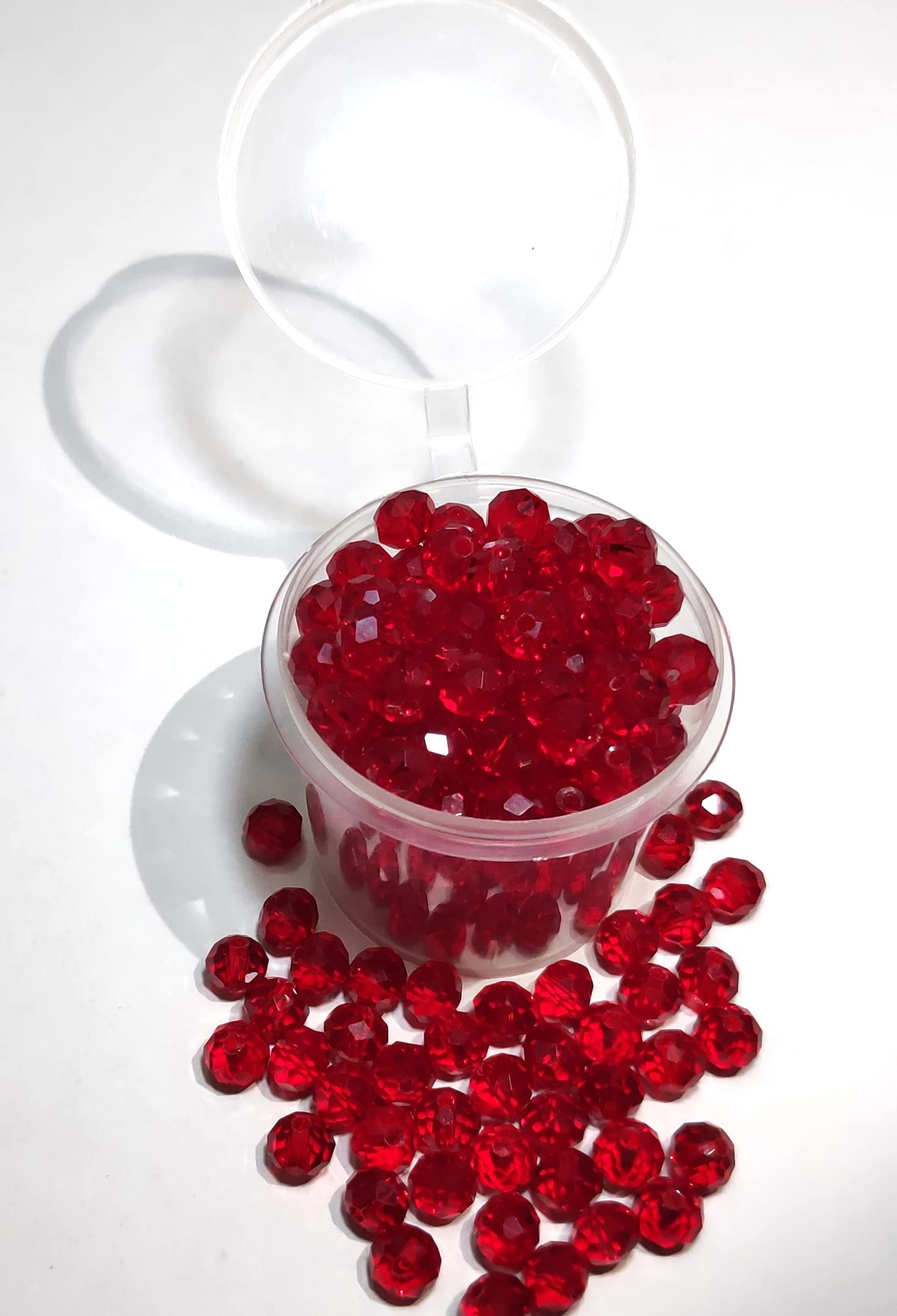 Get-Set-Go! 6mm, Crystal Beads (150 Qty) - (Deep Red) Faceted Crystal Beads (40 Facets That give a Very high Sparkle!) (B09X43D9ZN) Amazon Price History, Amazon Price Tracker