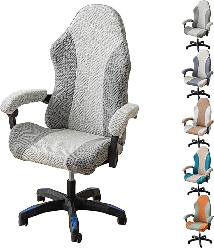 Fundas para sillas de videojuegos, fundas para sillas de oficina y escritorio con fundas para reposabrazos, protector de silla de computadora
