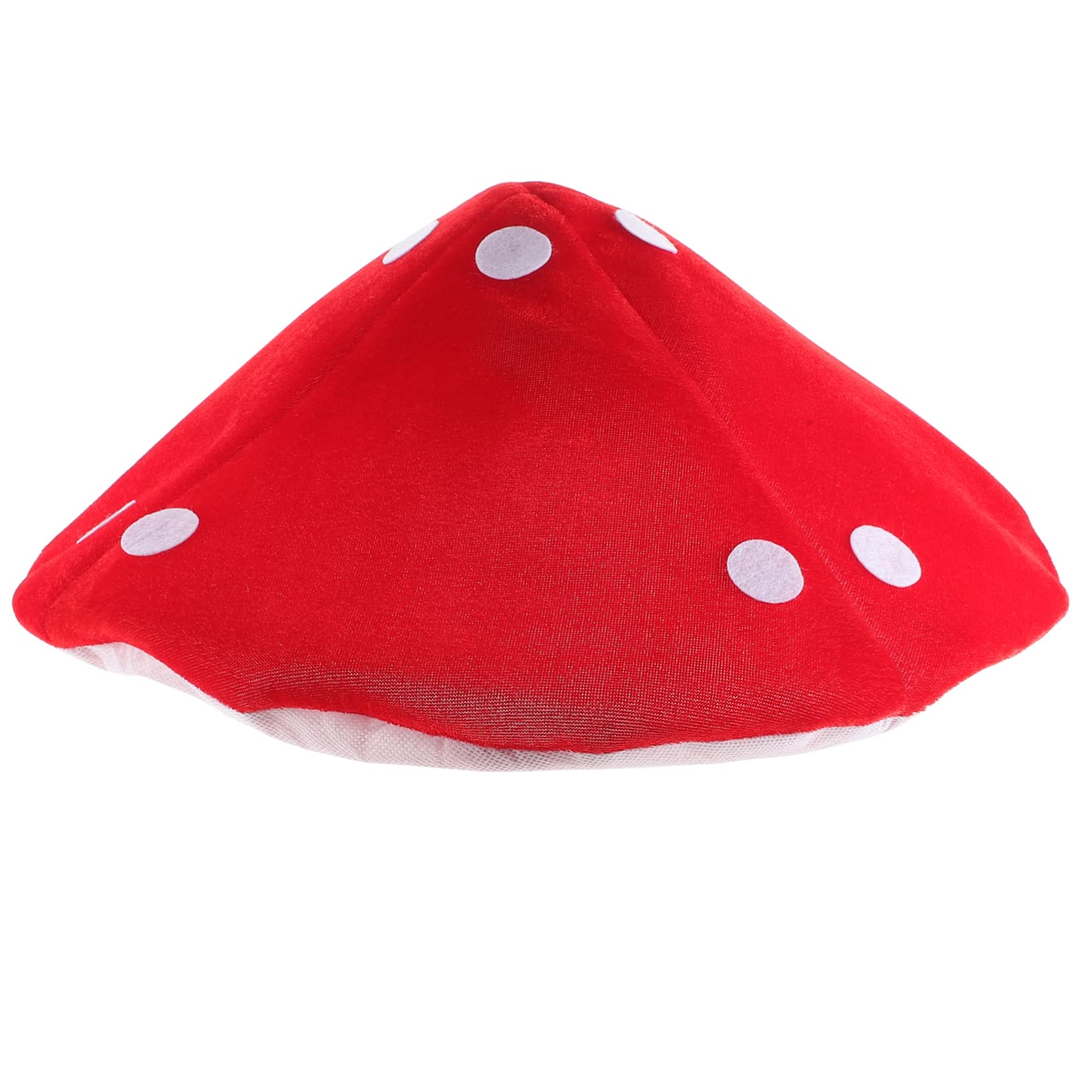 ibasenice Cute Mushroom Hat for Toddlers Toadstool Costume Girl Funny Hat for Kids Cosplay