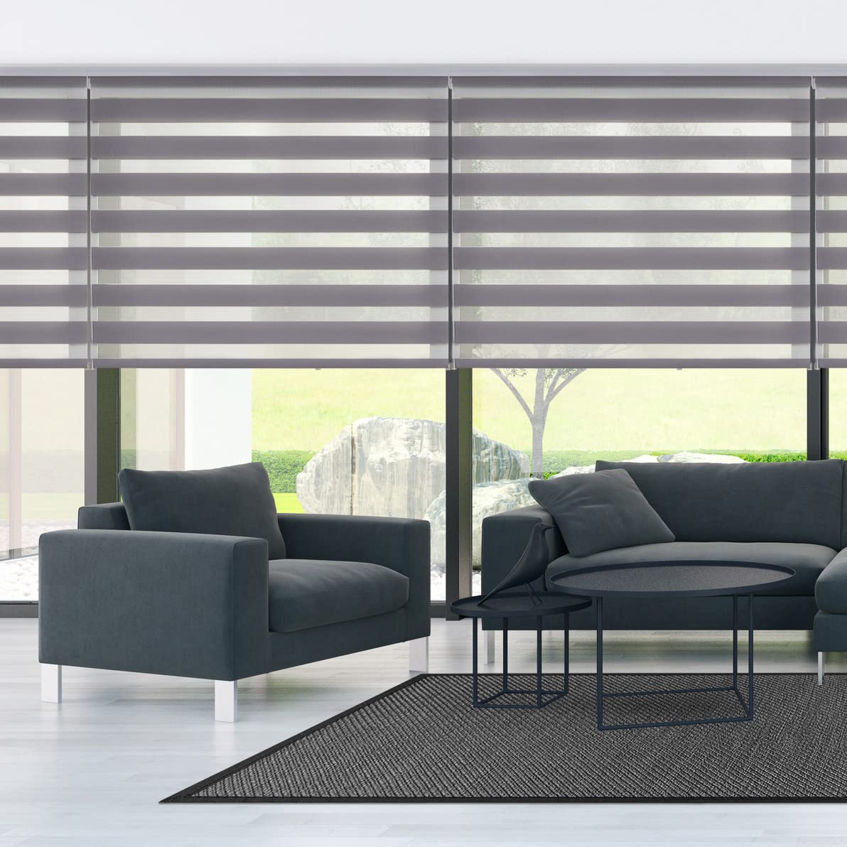 Estores Collection Tenda Elegant Grigio Perla 140 x 250 cm
