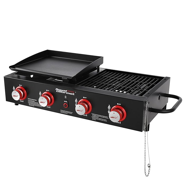 Buy Creole Feast GD4002T Tailgater Grill & Griddle, 4Burner Portable