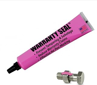 Sherco-Auto Pink Tamper Proof Cross Check Repair & Maintenance Warranty Seal 1.8 Oz Squeeze Tube Paint Marker - 1 Tube - Made in USA