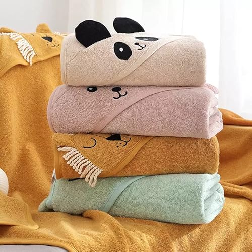 Kidsco. Hooded Towel For Babies And Toddlers | Ultra Soft 100% Cotton Blend | Hooded Baby Bath Towel | Baby Bath Essentials | Towel With Sweet Animal Prints #TOP1