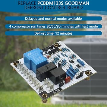 Upgrade PCBDM133S Defrost Control Board Replacement Goodman Furnace Control Board Part PCBDM133S,PCBDM133,PCBDM160S,PCBDM160 For HVACR Applications Model ANZ130181AA APD1424070M41AA