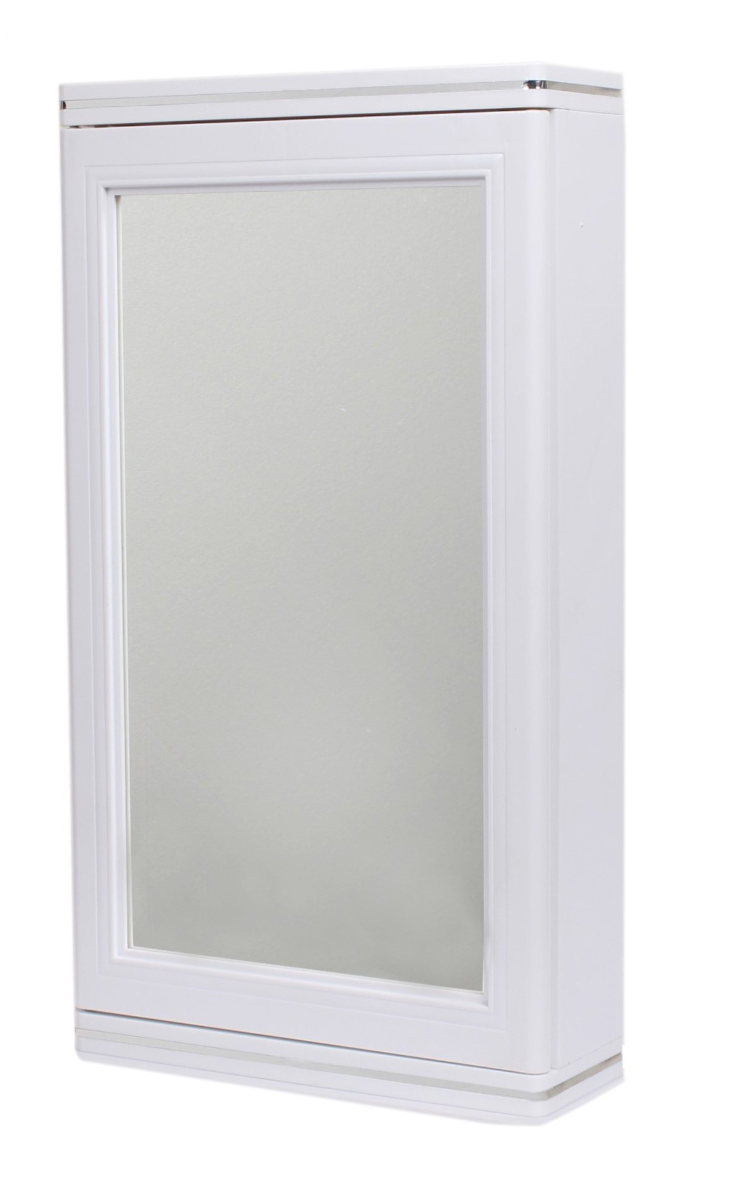 CIPLA PLAST Plastic BRC-764 Domino Mirror Cabinet (White)