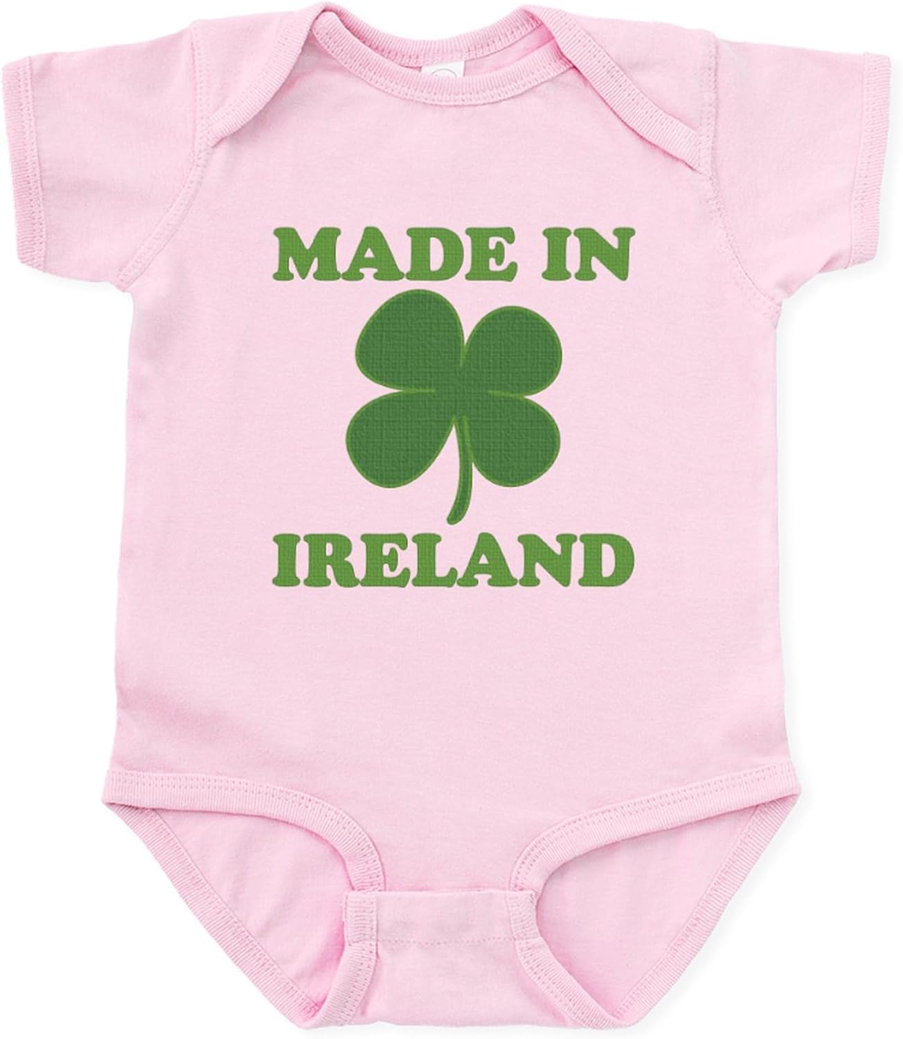 CafePress Made in Ireland Infant Bodysuit Cute Infant Bodysuit Baby Romper