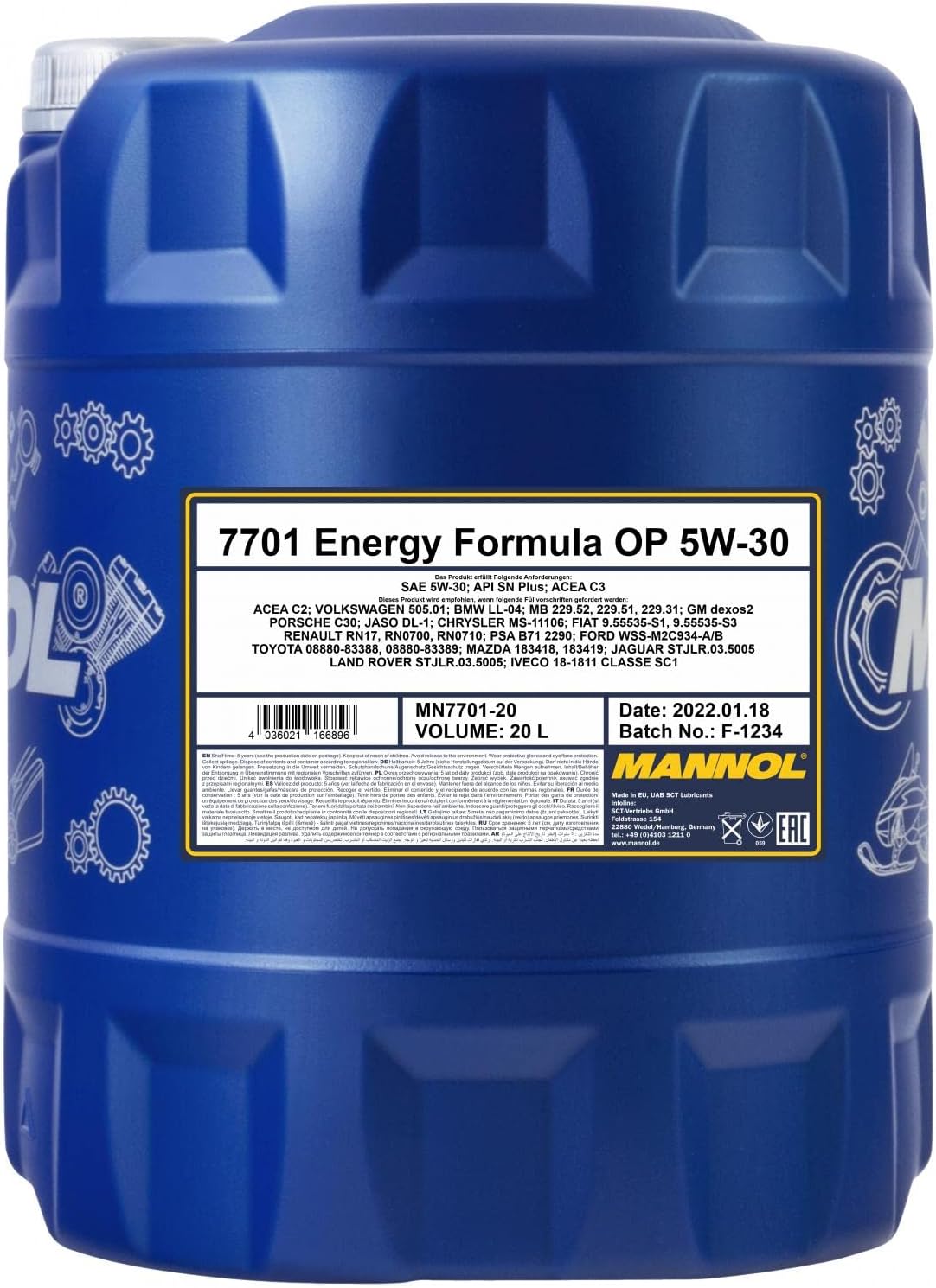 MN7701 Energy Formula OP 5W-30 (20L)