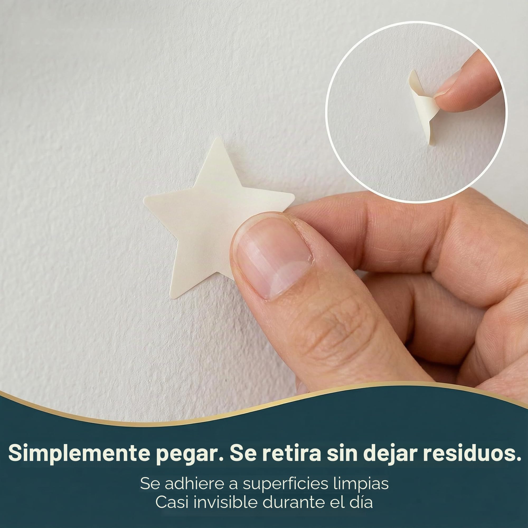 Estrellas Luminosas Homery para Habitación Infantil - 400 Unidades - Estrellas Autoadhesivas para Pared y Techo - Vinilo Brillante - Cielo Estrellado