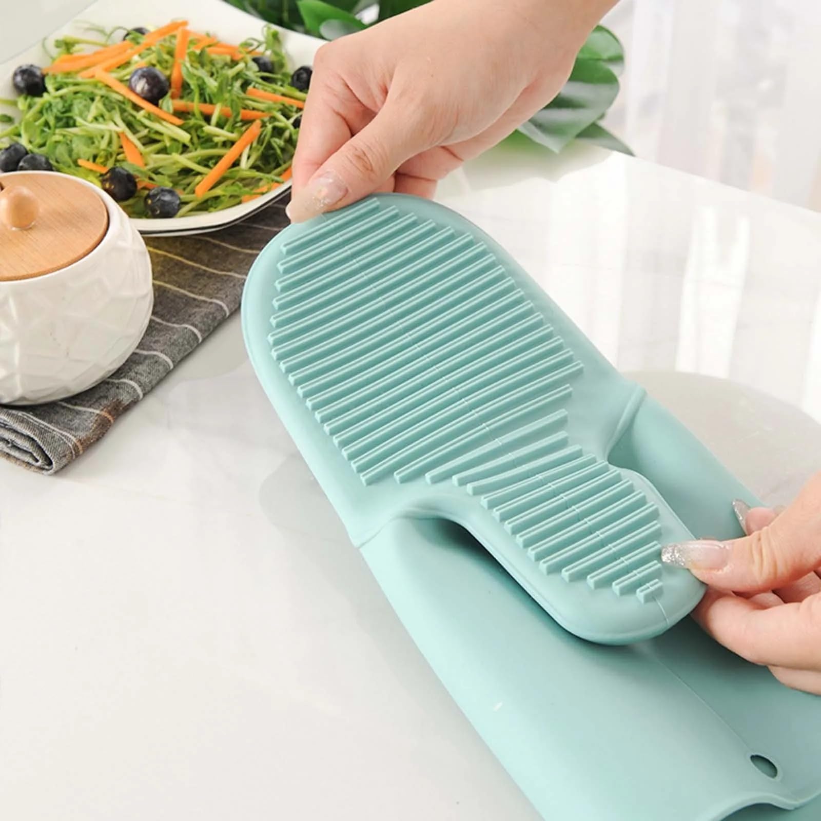 Topflappen 1/2 Stück Ofenhandschuhe, hitzebeständig