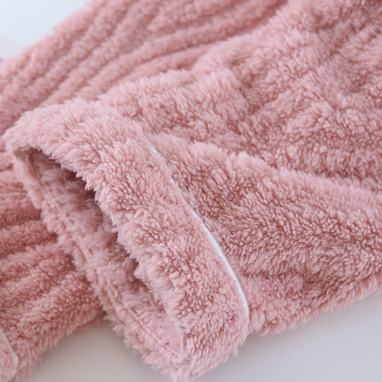 Set Pigiama in Pile Donna -Elegante Inverno Caldo Donne Pigiama A Maniche Lunghe Set Casual Due Pezzi Flanella Ispessita Moda Homewear Abbigliamento da Notte