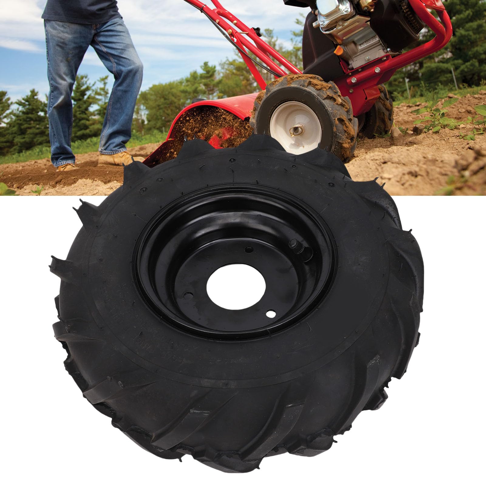 13x5-6 "kół ATV, 6-calowe Opony i Felgi ATV Go, Kółka z kosiarką z Zestawem Obręczy, 3 Otwory, na Quad Off Road Go Cart Mini Bike