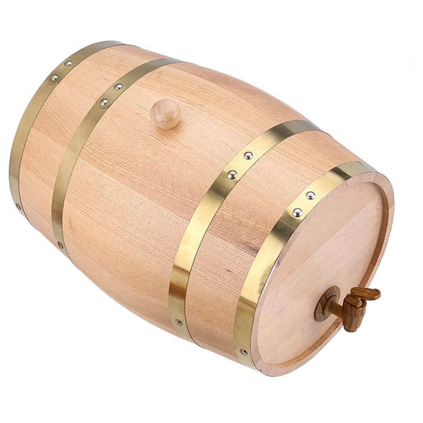 Generic Dispenser per Botte di Vino in Legno Rustico per Tequila, Rum e Whisky, Migliora il Gusto nel Tempo, Ottimo per Cene e Feste