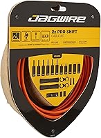 Vista 5 de Jagwire - Kit de cambio universal 2X Pro para carretera, MTN y grava Compatible con engranajes SRAM y Shimano, cables de acero inoxidable