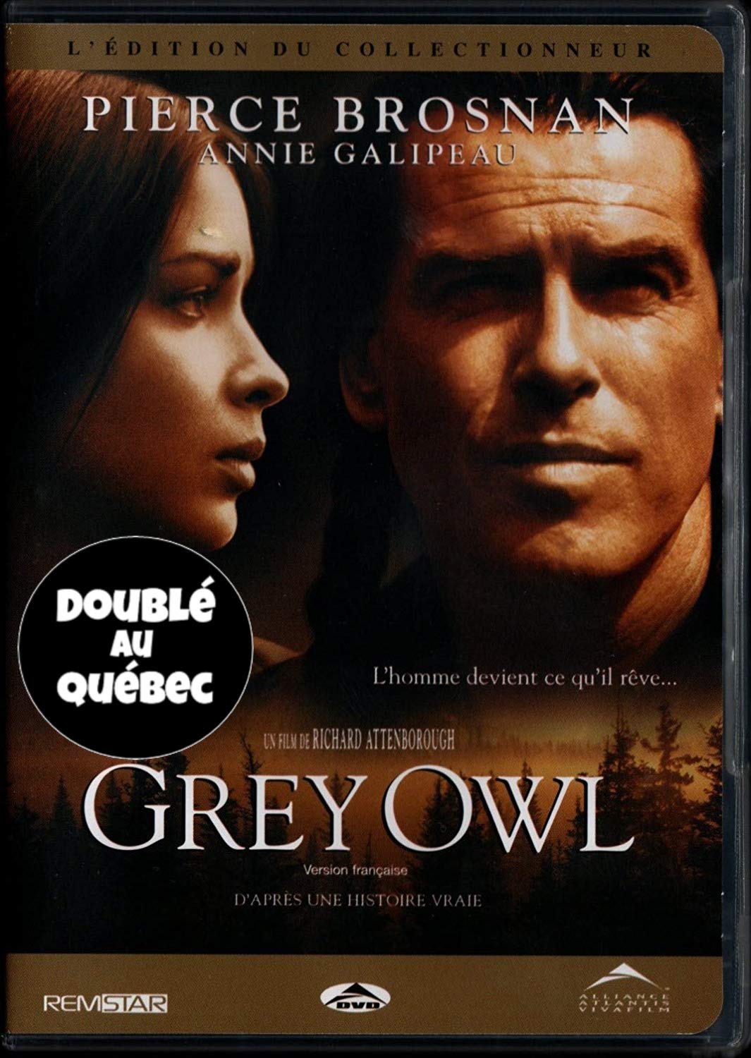Grey Owl (English/French) 1999 (Widescreen) Édition du Collectionneur - Collector's Edition (Cover Bilingue) Doublé au Québec [DVD]