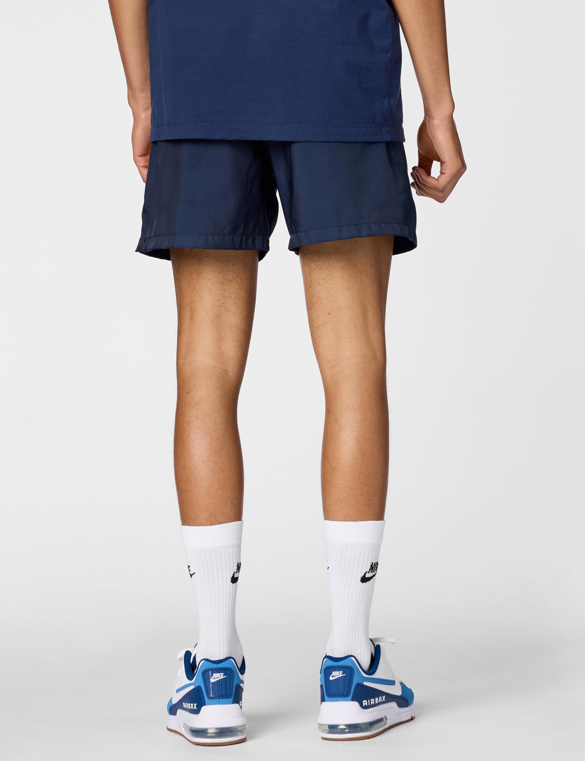 Nike Club Flow FN3307-451 Short tissé pour Homme, Obsidienne/Blanc, Taille S