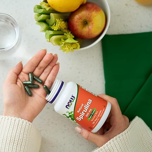 Miniatura 6 de Espirulina NOW de 00176 oz 120cápsulas vegetales