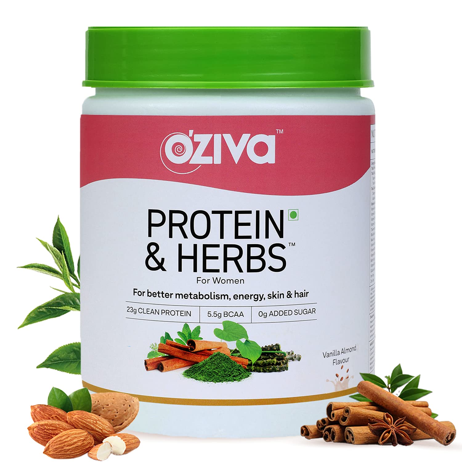 Buy OZiva Protein & Herbs, Women, (Natural Protein Powder with