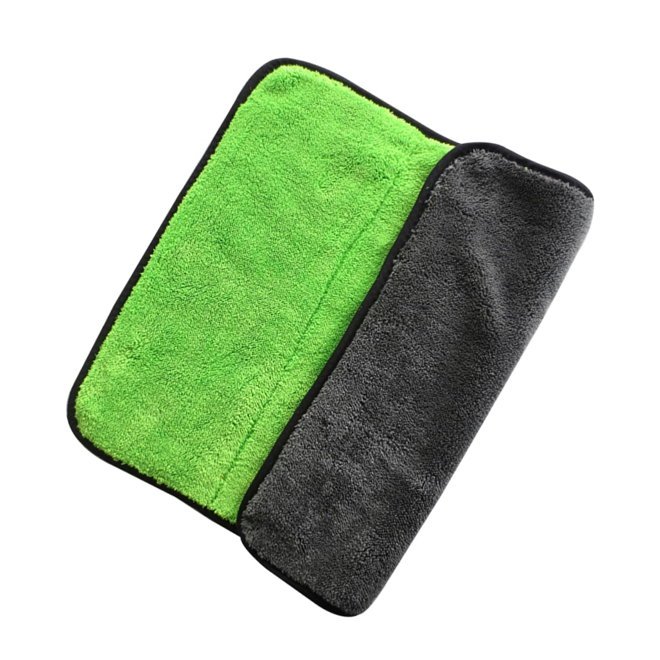 iplusmile 3pezzi Asciugamani Microfibra Per Auto Asciugatura Rapida e Assorbente Panni Per Pulizia Sicuri Su Superfici Delicate Per Auto Casa Colore Verde