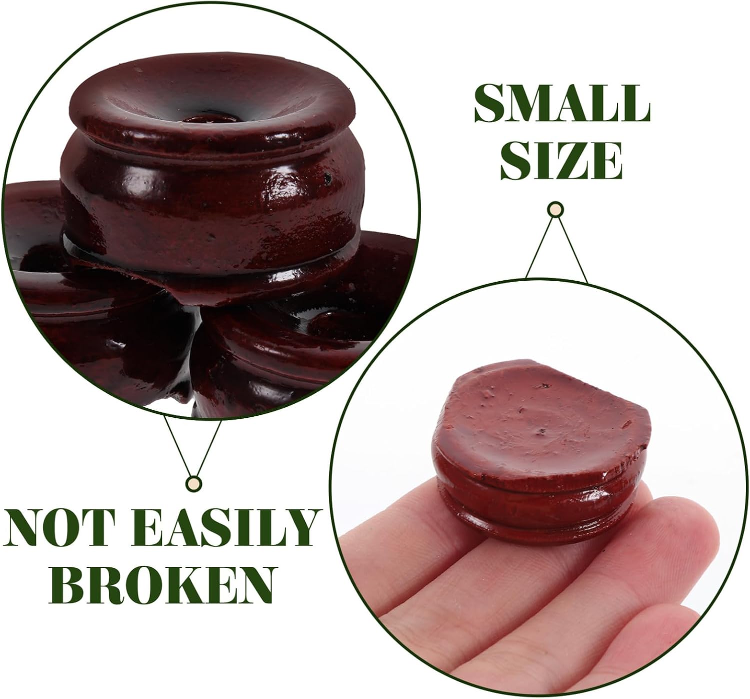 MAGICLULU Wooden Sphere Holder 20pcs Brown Display Stand for Crystal Balls