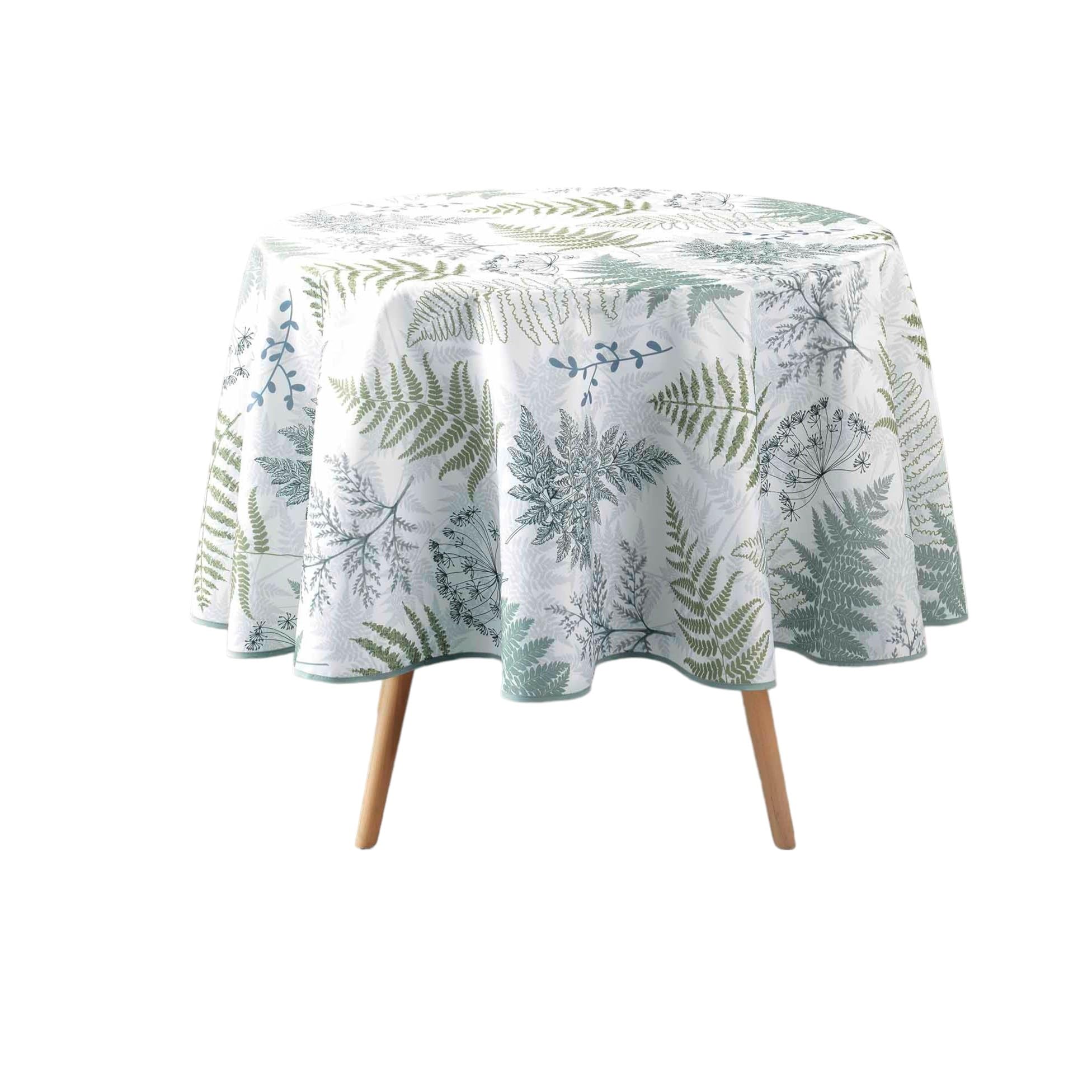 Douceur D'intérieur Melisander Round Tablecloth Diameter 180 Cm Polyester Printed