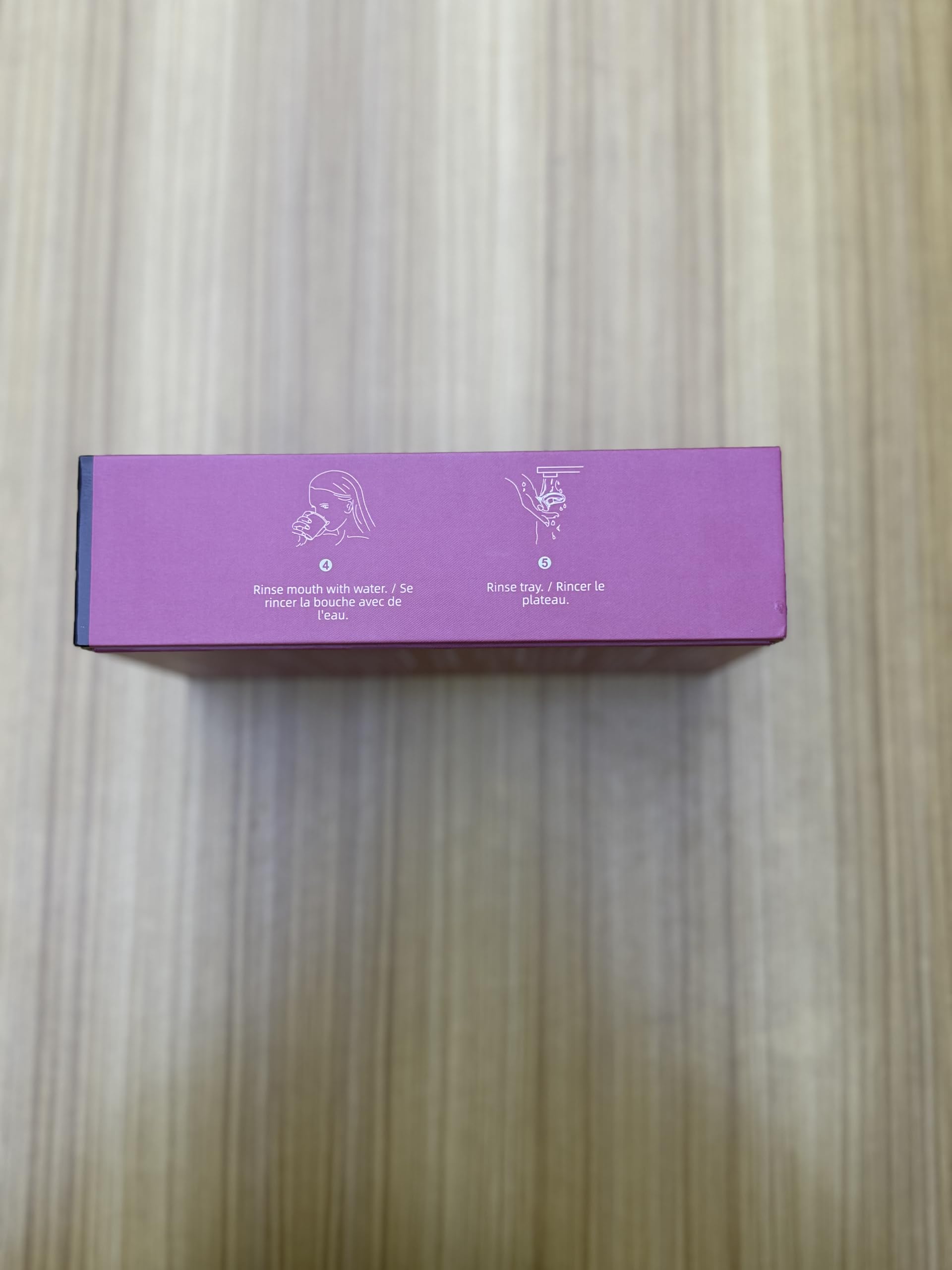 Pdoo Set di sbiancamento dentale con luce LED per denti sensibili, confezione da 5 gel