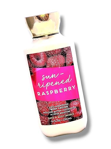Bah ad Body Works Loción corporal 8 onzas líquidas (el embalaje puede variar) (frambuesa madura al sol)