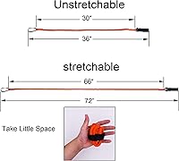 Vista 2 de YYST Correa de paleta naranja Paddle Holder Tool Lanyard - Sin paleta