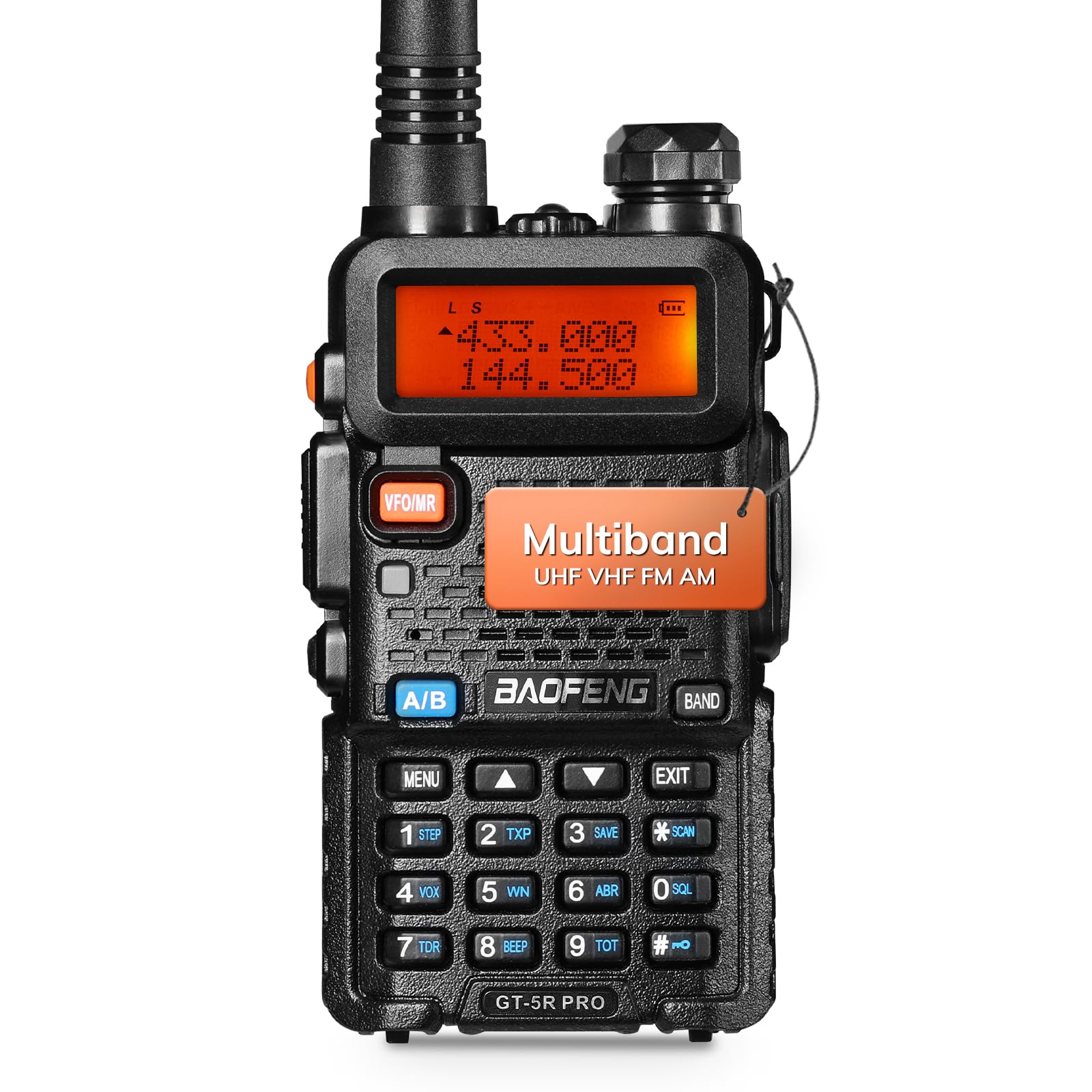 walkie talkie radio baofeng gt-5r pro dual band uhf vhf