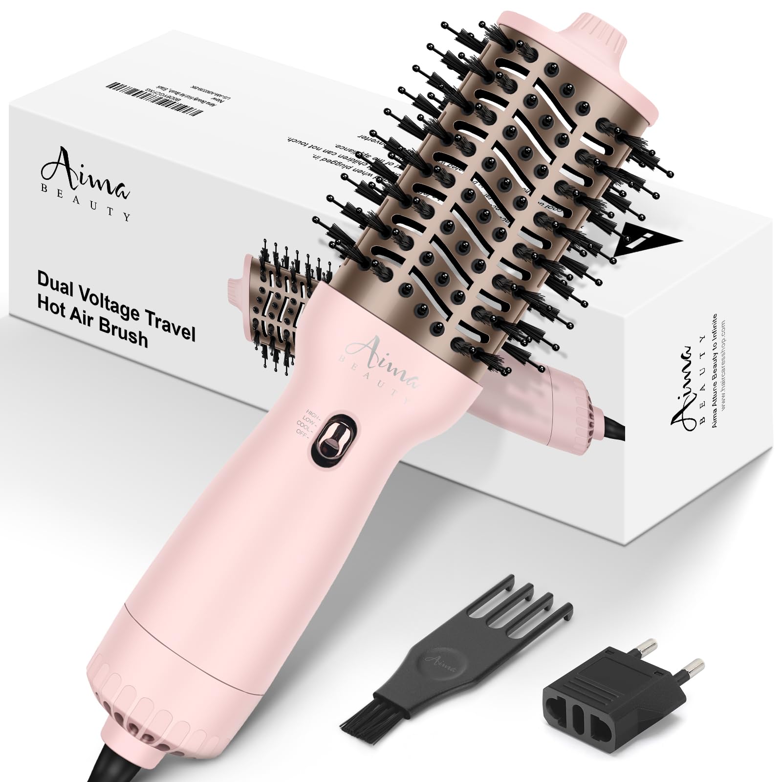 Amazon.com : Aima Beauty Hair Dryer Brush Auto Dual Voltage Blow