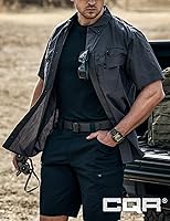 Vista 3 de CQR - cinturón táctico, cinturón resistente estilo militar, correa de malla EDC con hebilla de liberación rápida