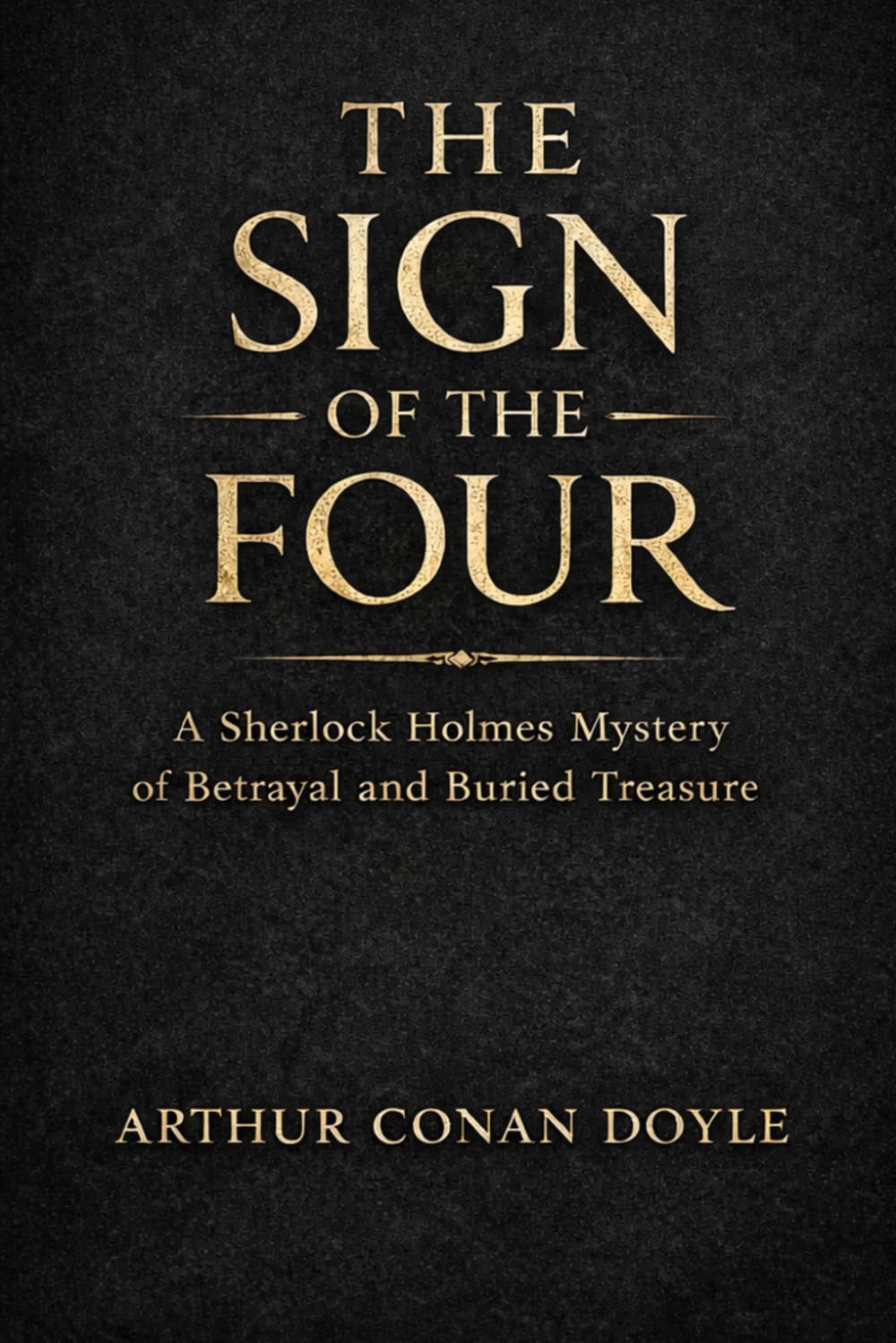 THE SIGN OF THE FOUR: A Sherlock Holmes Mystery of Betrayal and Buried Treasure