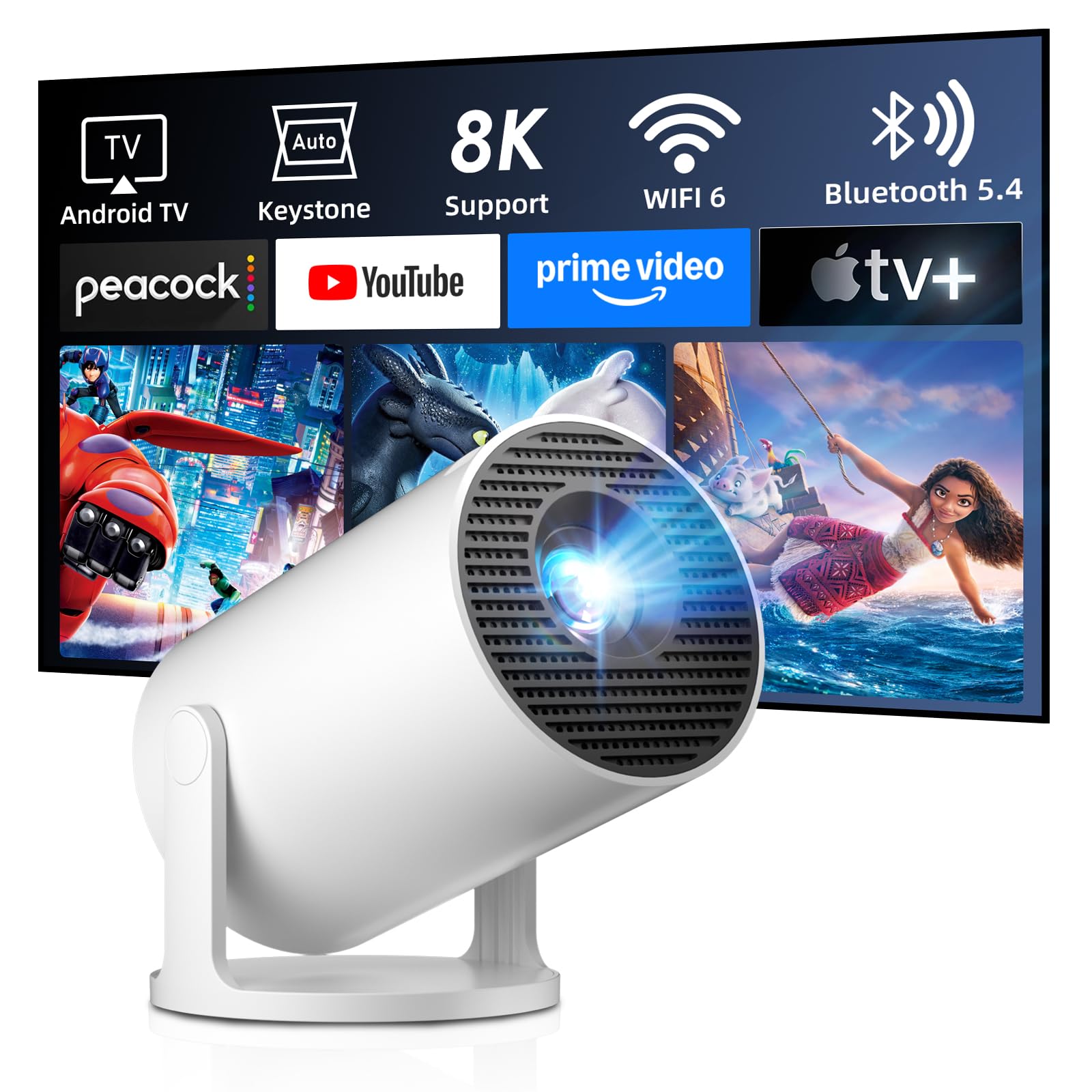 Cheap smart projector, big features: is Eroshoo’s HY300Pro+ worth it?