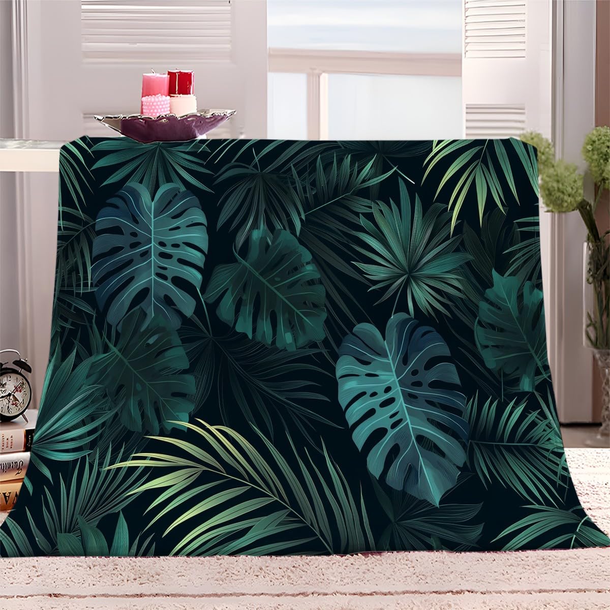 Couverture douce et chaude contre le froid hivernal avec ce plaid jungle