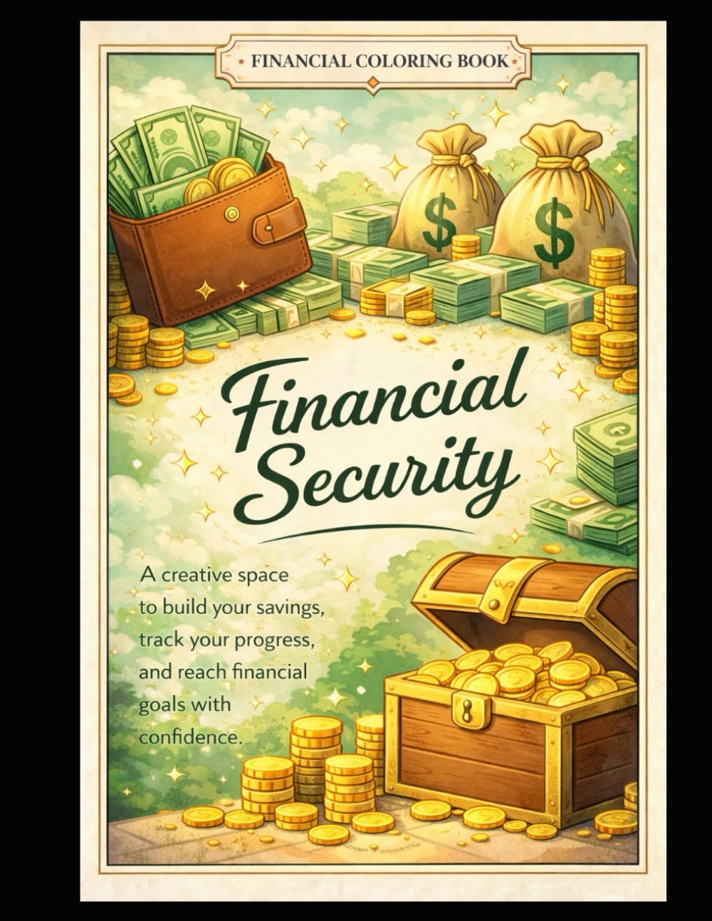 Financial Security - Savings Coloring Book: A mindful and creative way to build saving habits, reduce stress, and grow financial confidence (Coloring with Purpose)