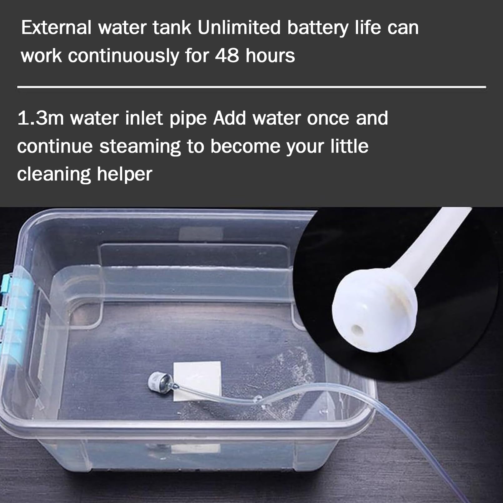 3800W Cleaner de Vapor de 9.5 Bares, Calentamiento de 6S, Vaporizador de Limpieza Portátil de Tanque 6 Litros con Tubería Extendida de 3 M, Para Hogar, Cocina, Tierra, Baldosas, Piso, Automóvil